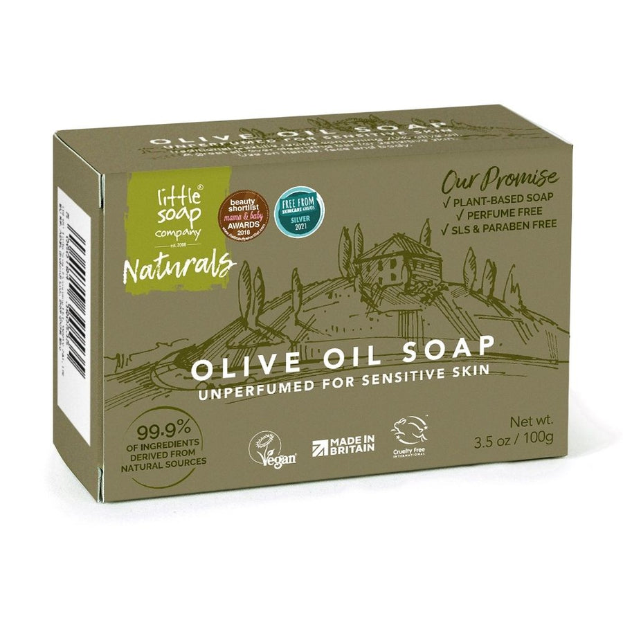 Naturals Olive Oil Soap Bar Unperfumed for Sensitive Skin 100g
