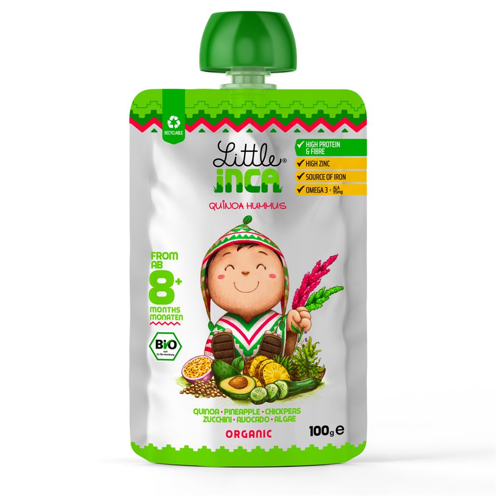 8m+ Organic Quinoa Hummus Puree 100g