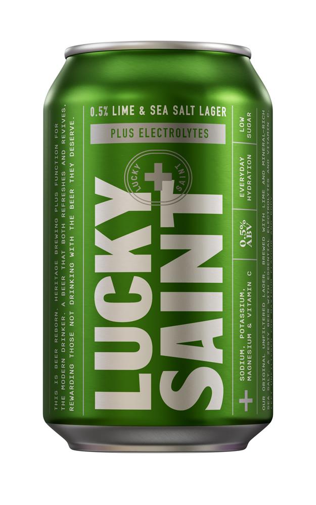 Lucky Saint Sea Salt and Lime Lager 330ml Can