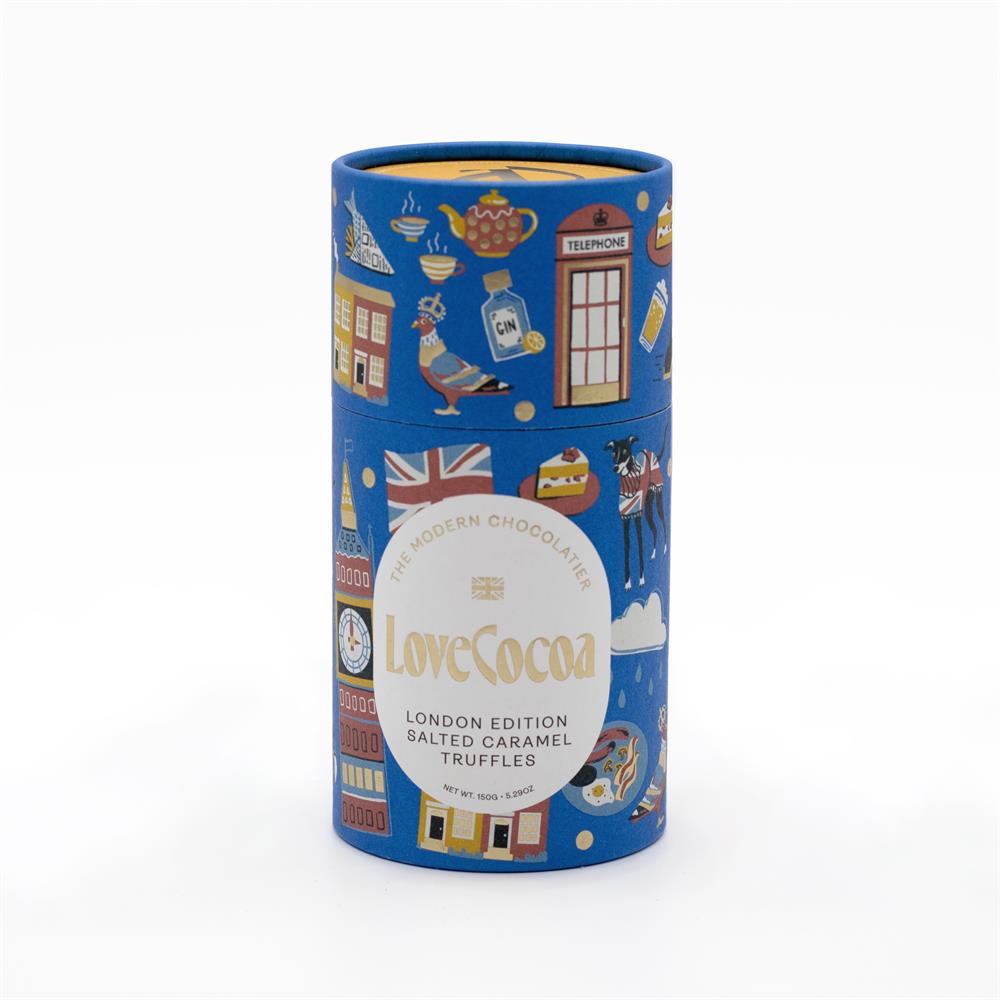 Love Cocoa Salted Caramel Truffle Tube (London) 150g