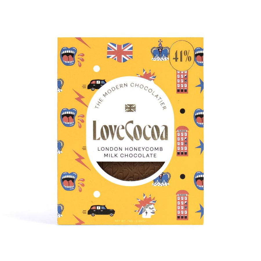 Love Cocoa Honeycomb London Bar 70g