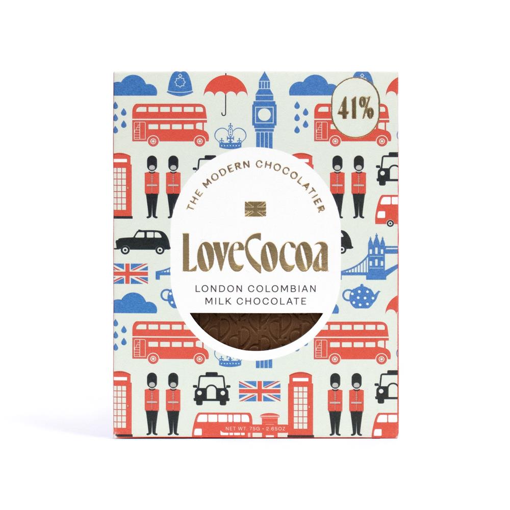 Love Cocoa Colombian Milk London Bar 70g