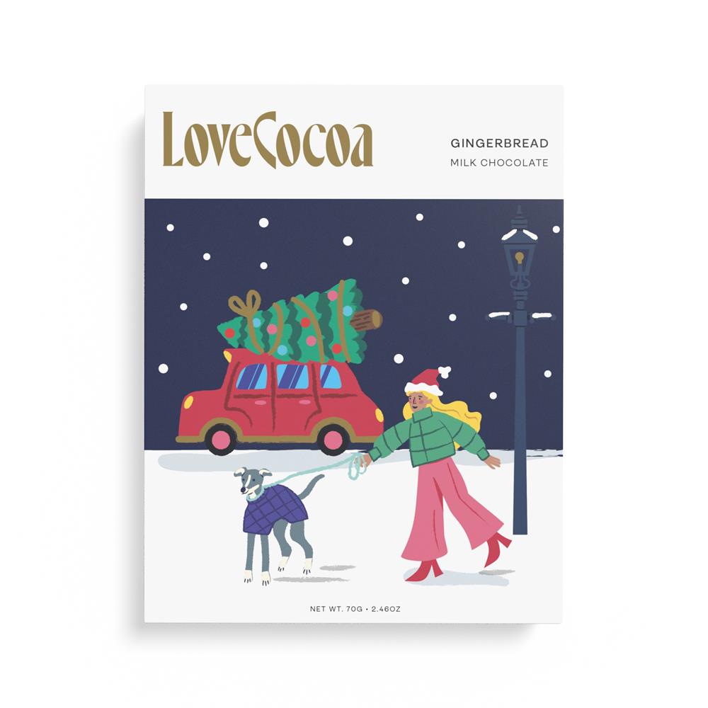 Love Cocoa Gingerbread Milk Chocolate 70g