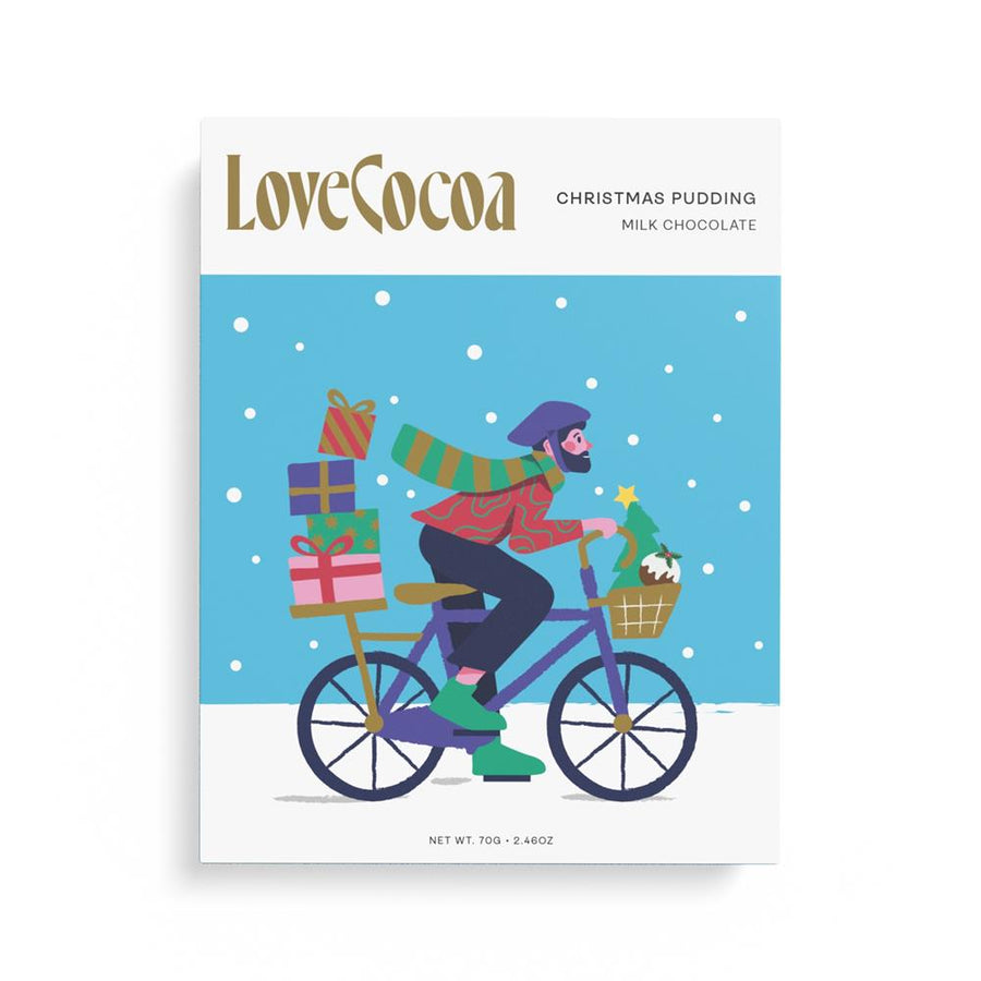 Love Cocoa Christmas Pudding Milk Chocolate 70g