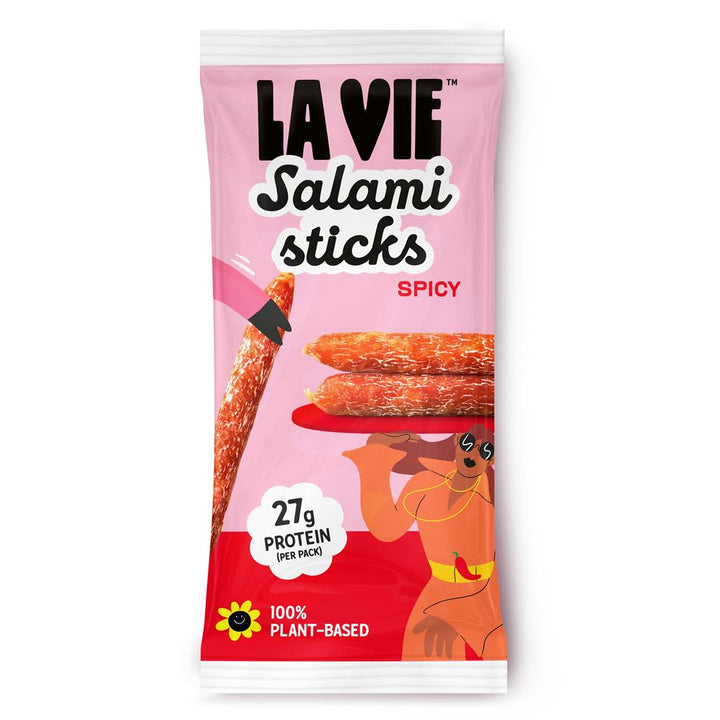 Plant-Based Salami Sticks Spicy 75g