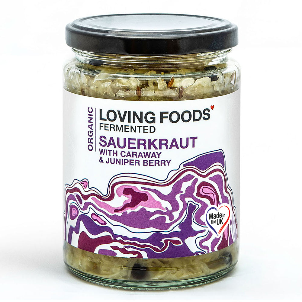 Organic Sauerkraut with Caraway & Juniper Berries 475g