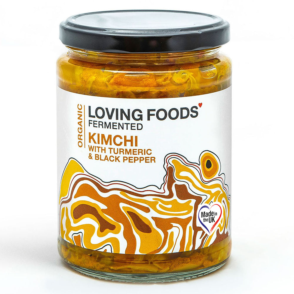 Organic Kimchi with Turmeric & Black Pepper 475g