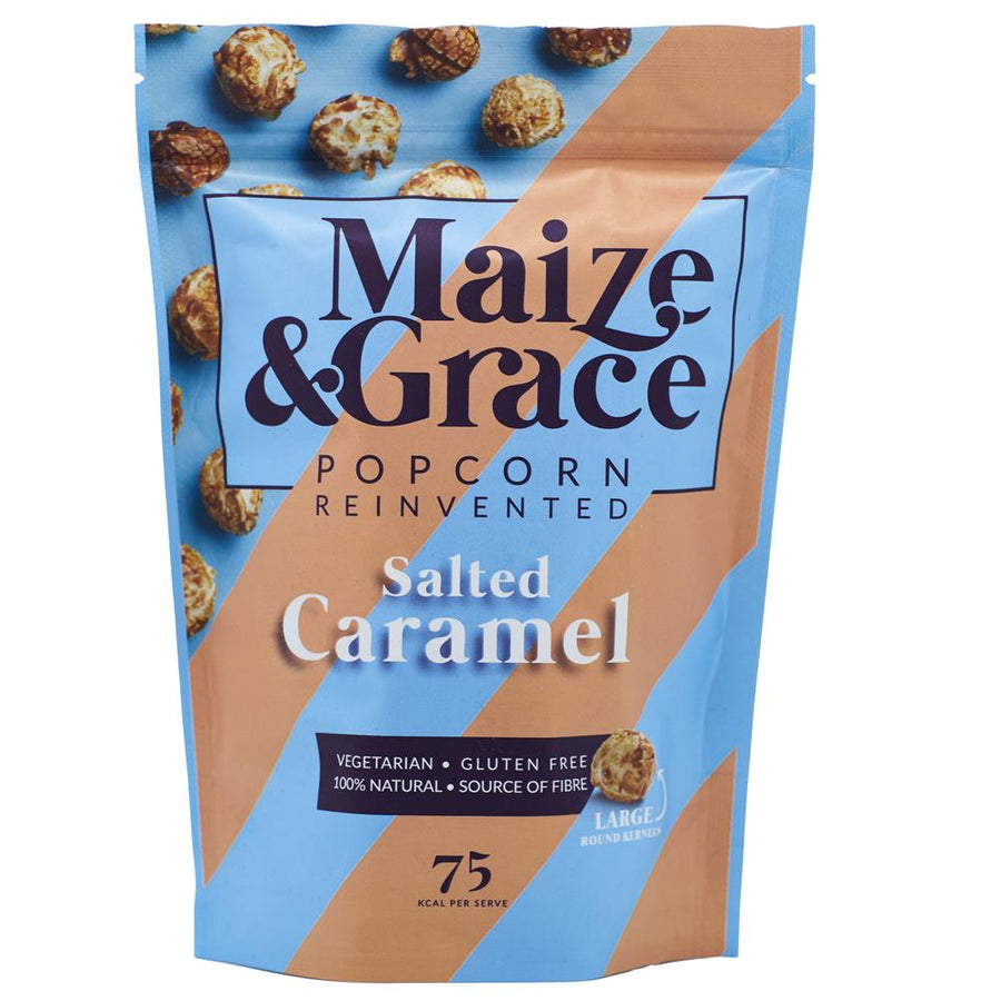 Salted Caramel popcorn 75g.