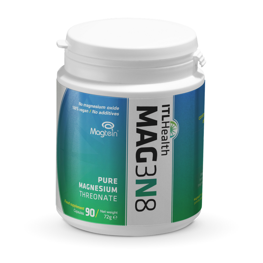 MAG3N8 Pure Magnesium Threonate. 90 capsules.