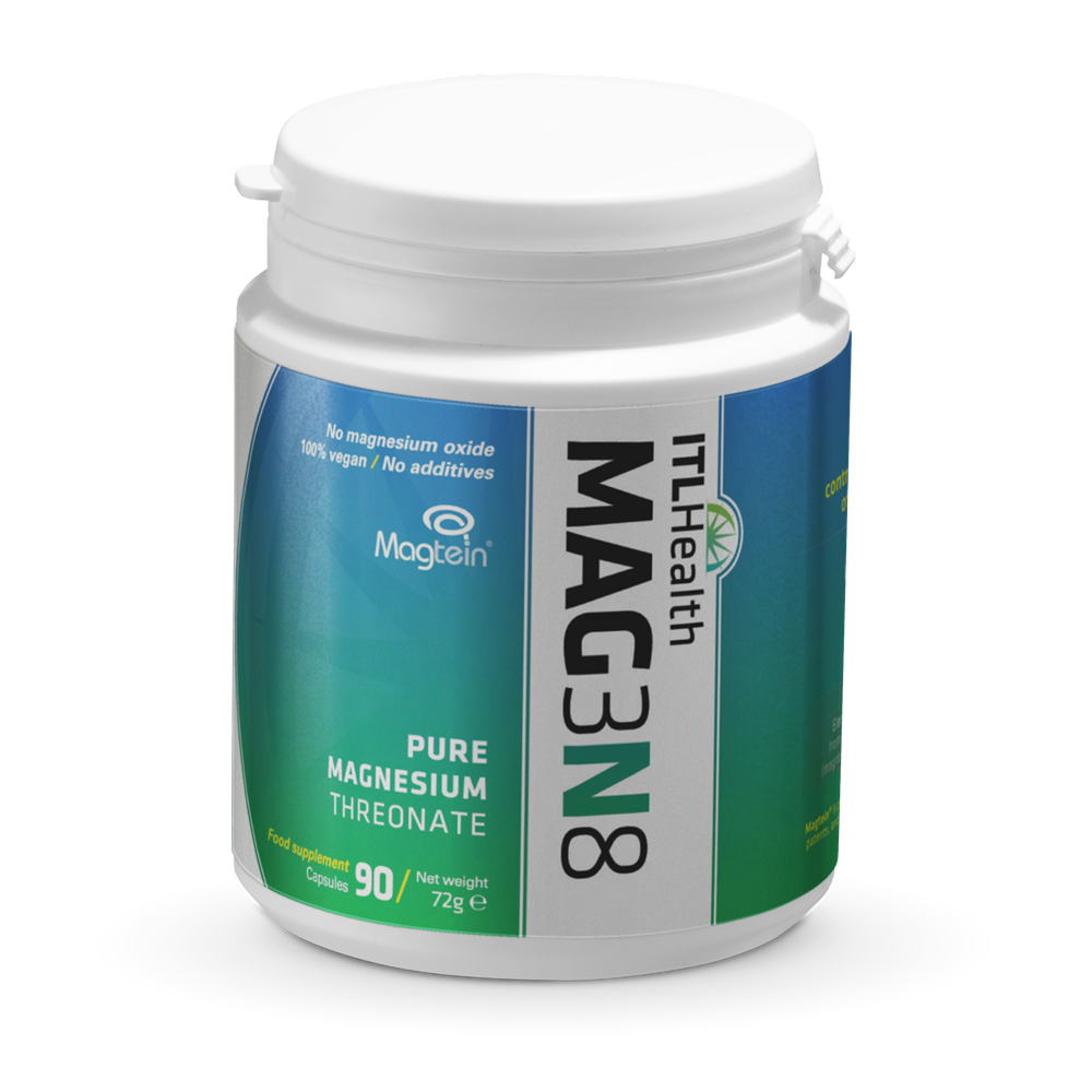 MAG3N8 Pure Magnesium Threonate. 90 capsules.