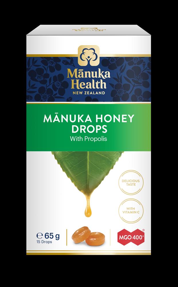 MGO 400+ Manuka Honey Drops with Propolis 65gm-15's