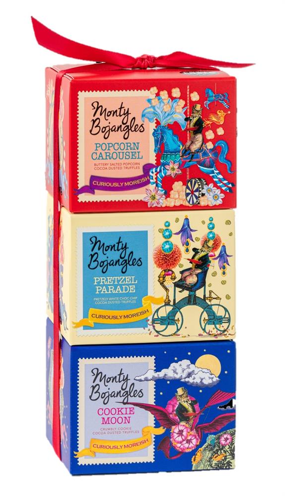 Wondrous Cocoa Dusted Truffles Collection Gift Tower 300g