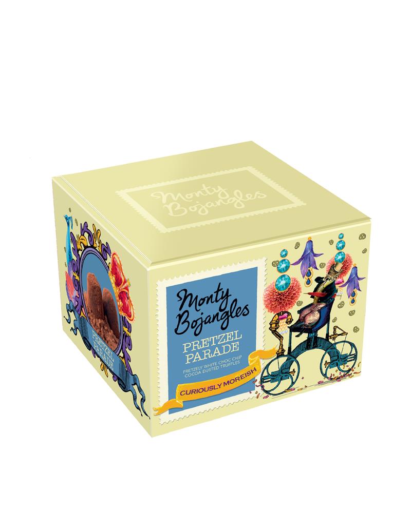 Pretzel Parade Cocoa Dusted Truffles Gift Cube 100g