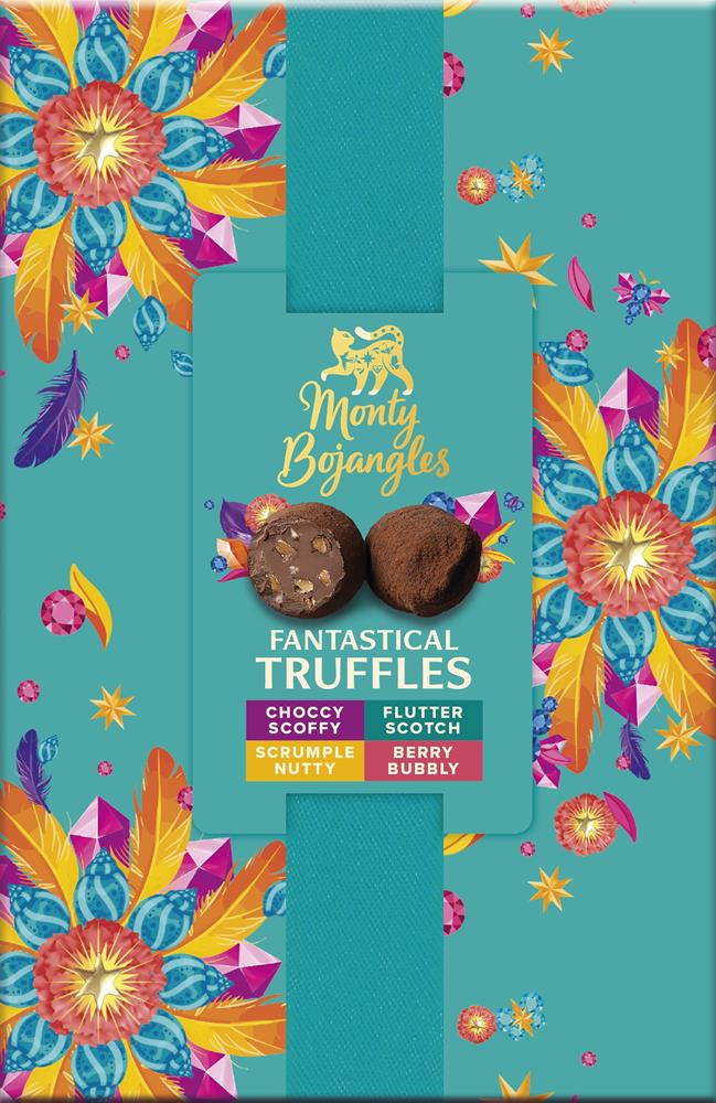 MB Fantastical Turquoise Gift Wrapped Truffles Collection 190g