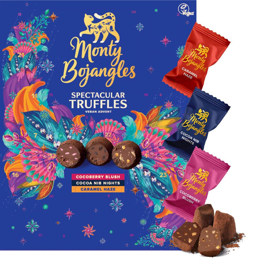 Monty Bojangles Magnificent Vegan Truffles Collection Premium Advent Calendar 235g