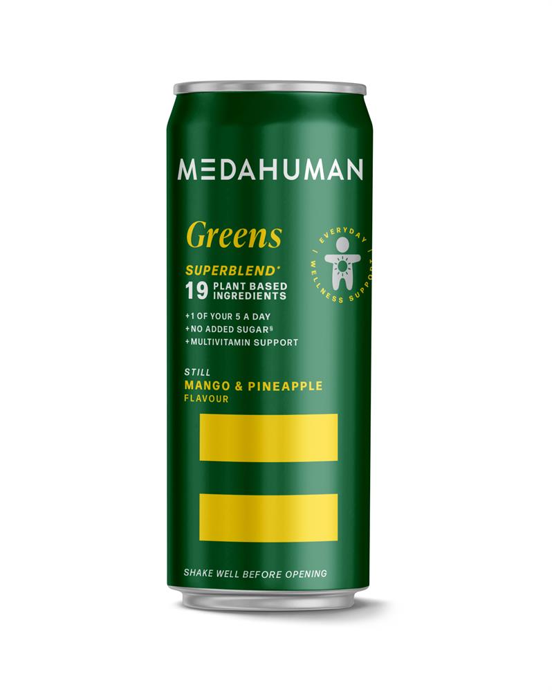 Medahuman Greens Superblend Mango & Pineapple 250ml