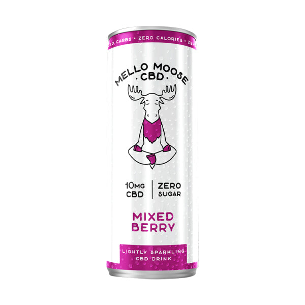 Mello Moose CBD Lightly Sparkling CBD Drink 10mg 250ml