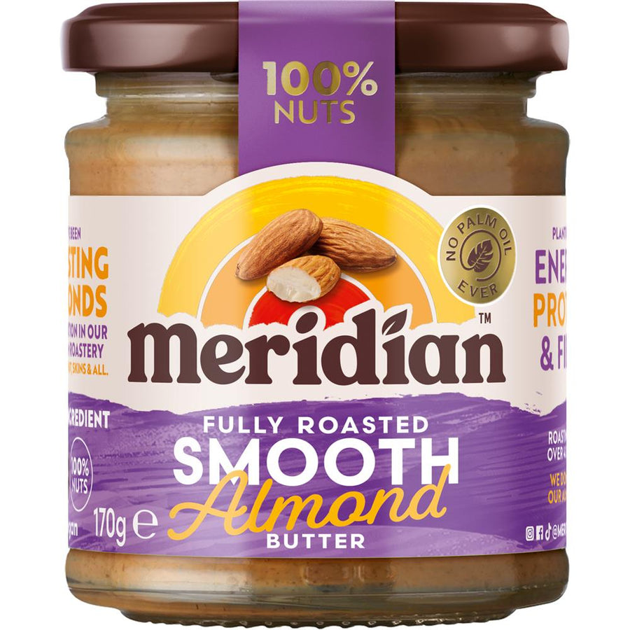 Meridian Smooth Almond Butter 100% 170g
