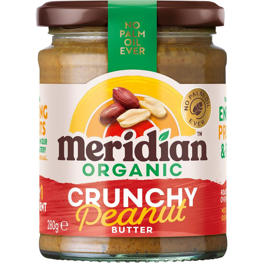 Organic Crunchy Peanut Butter 100% 280g