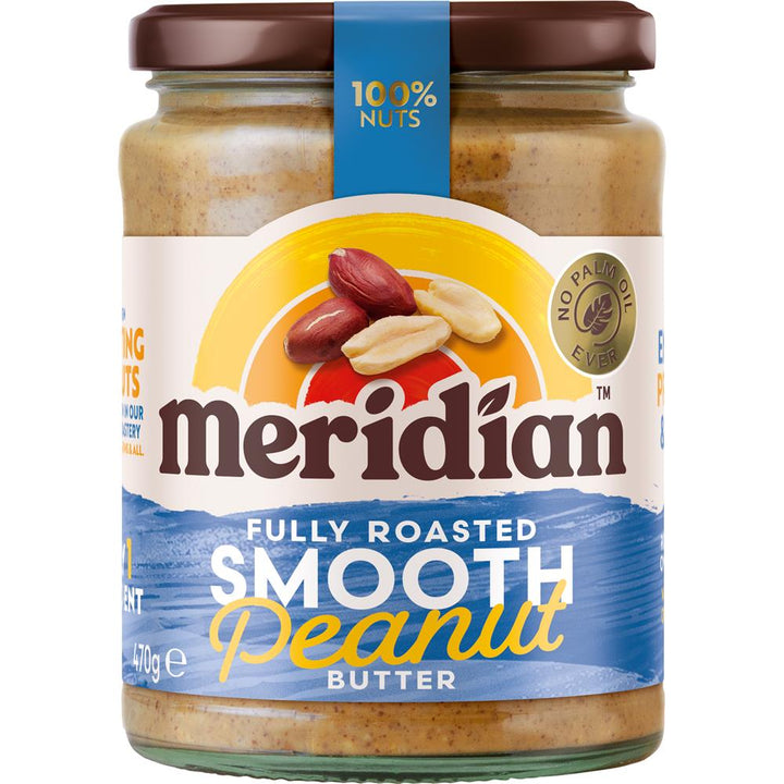 Meridian Smooth Peanut Butter 100% 470g
