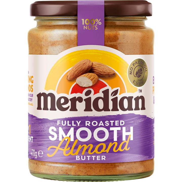 Meridian Smooth Almond Butter 100% 470g