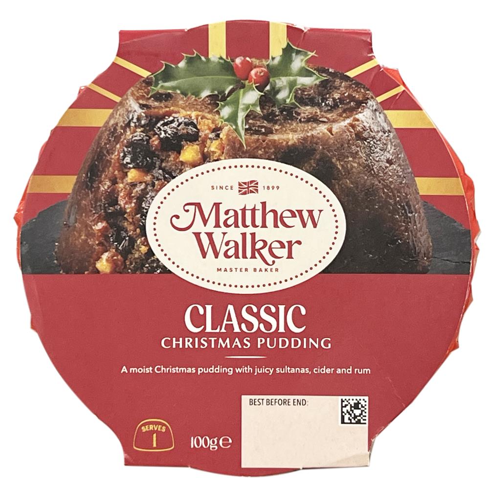 Matthew Walker Classic Christmas Pudding 100g