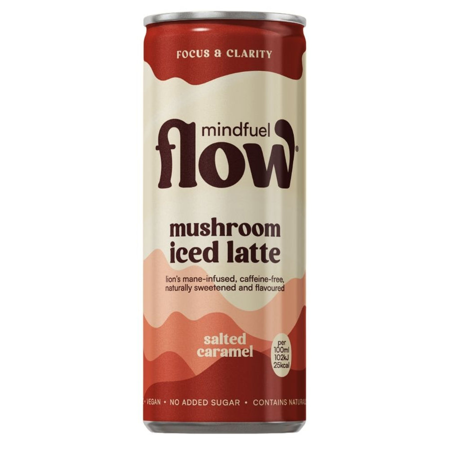 Lion's Mane Mushroom Oat Latte Salted Caramel 250ml Caffeine-Free