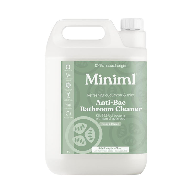 Anti Bac Bathroom Cleaner Cucumber + Mint 5L refill