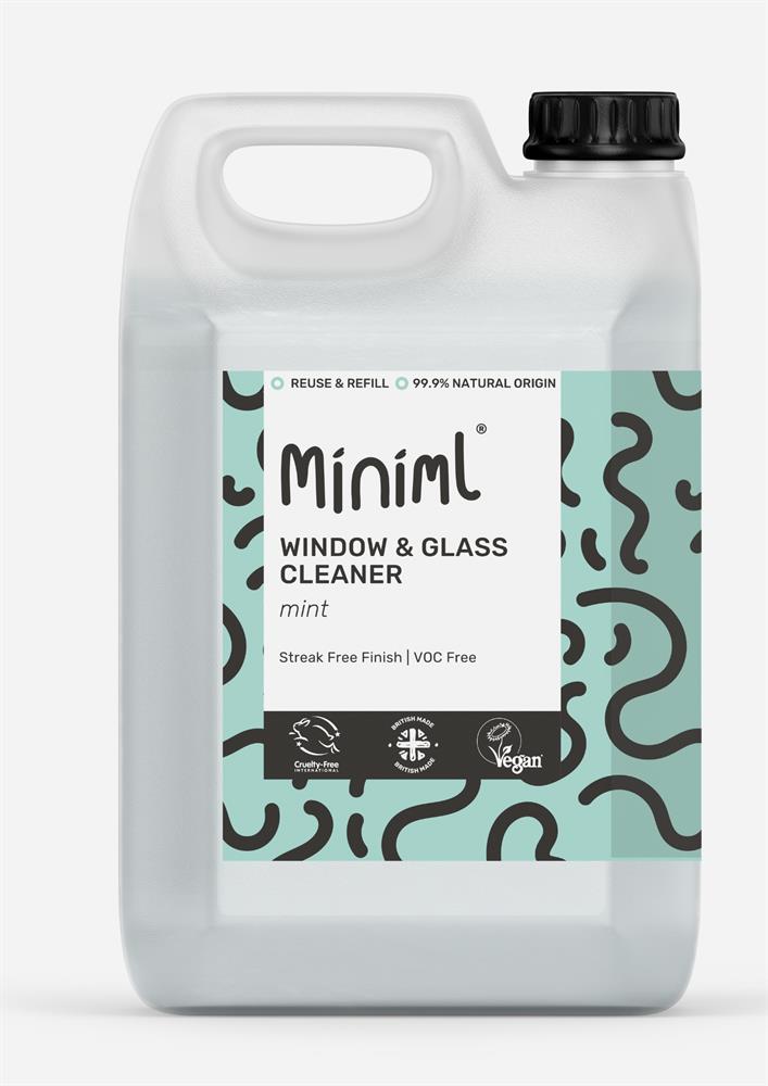Mint Window and Glass Cleaner 5L Refill