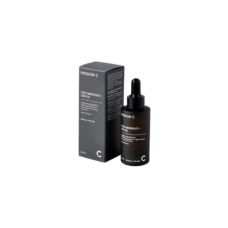 Mission C Post-Workout + 3000mg CBD Oil - 30ml