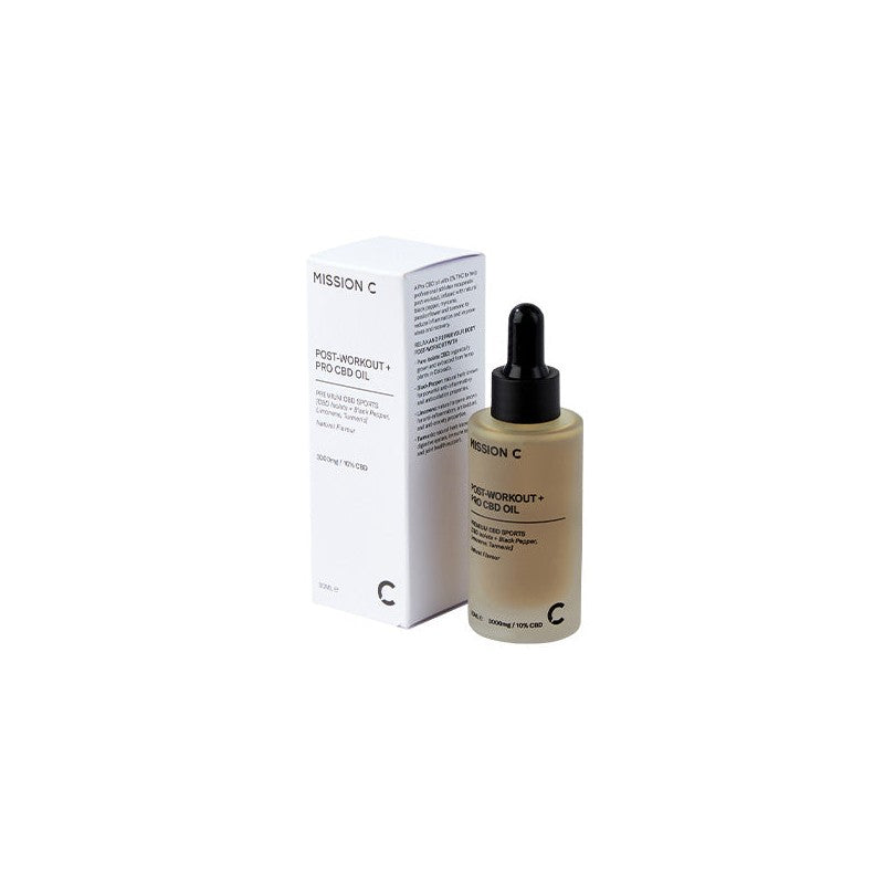 Mission C Post-Workout + Pro 3000mg CBD Oil - 30ml