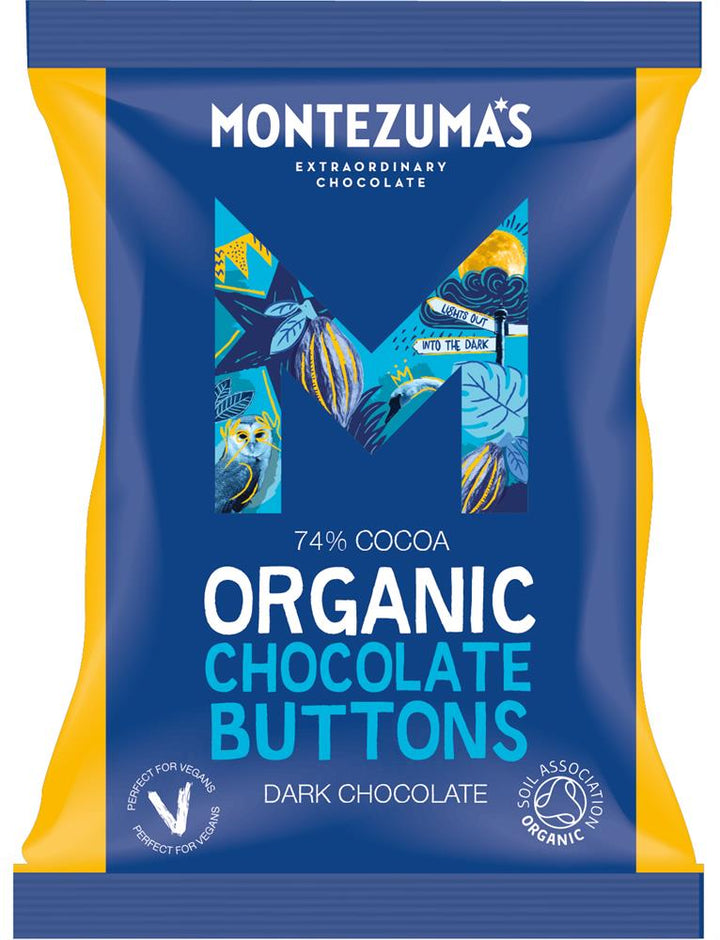 Organic Dark Chocolate Buttons 120g
