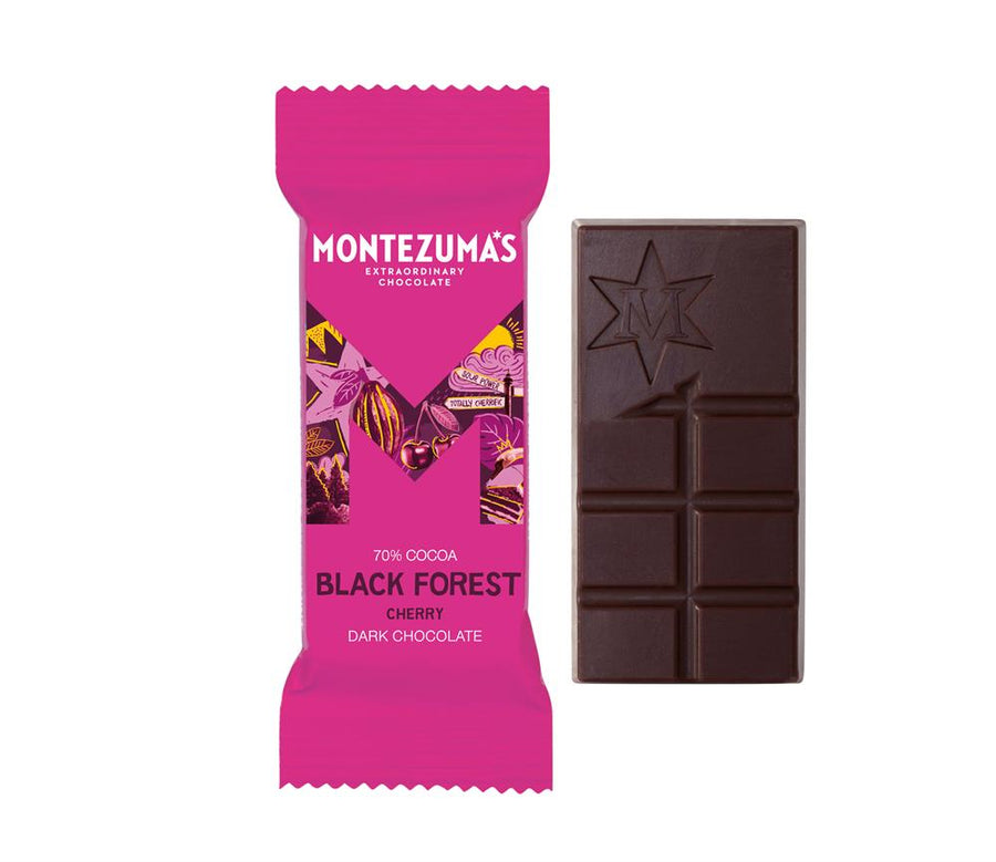 Black Forest Dark Chocolate with Cherry Mini Bar 25g