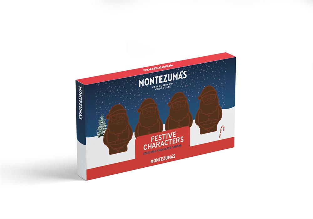 Montezuma's Milk Chocolate Santas 60g