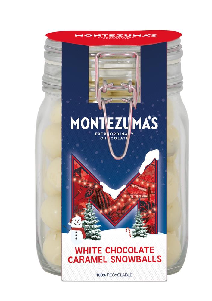 White Chocolate Caramel Snowballs Jar 450g