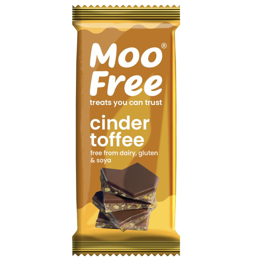Moo Free Cinder Toffee Bar 80g