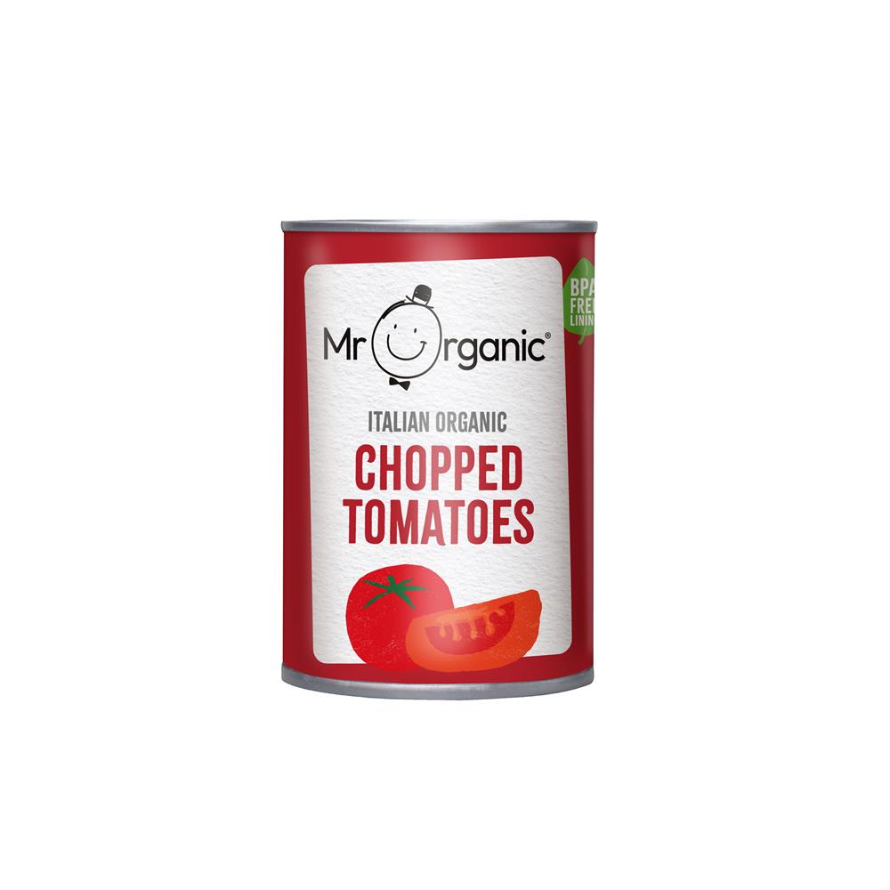 Mr Organic Chopped Tomatoes 400g
