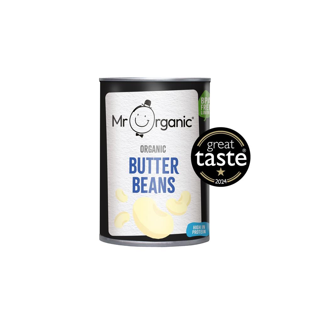 Mr Organic Butter Beans 400g