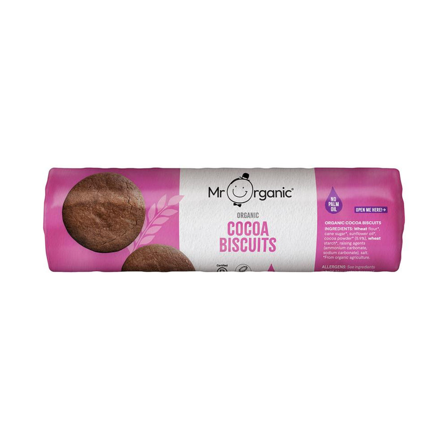 Mr Organic Cocoa Biscuits 250g