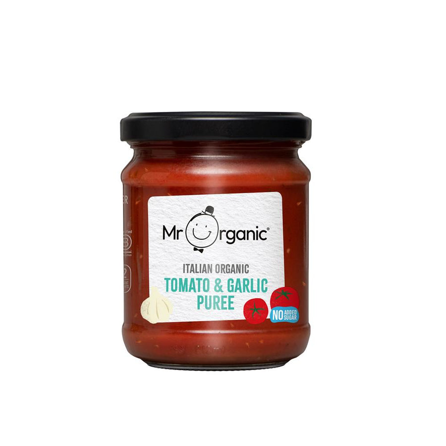 Mr Organic Italian Tomato & Garlic Puree 200g