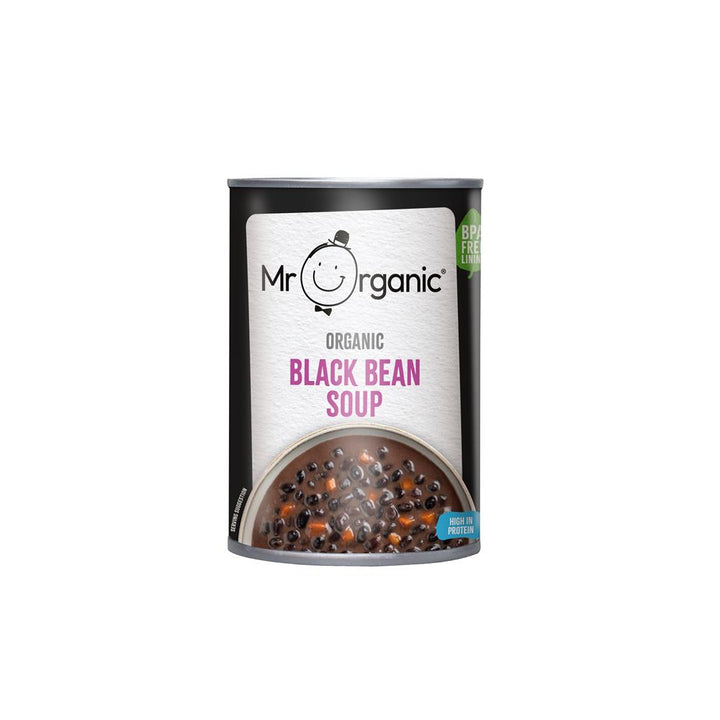 Mr Organic Black Bean & Vegetable Soup 400g