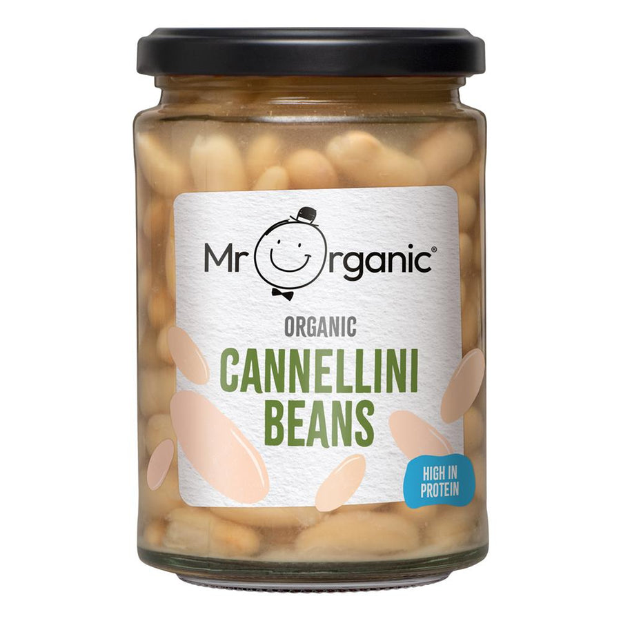 Mr Organic Cannellini 350g (in glass jar)