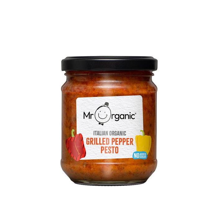 Mr Organic Grilled Pepper Pesto 190g