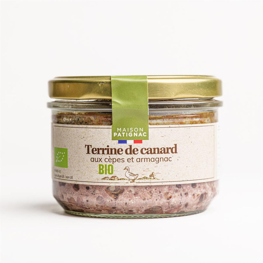 Organic Duck Terrine with Porcini Mushrooms and Armagnac 180g