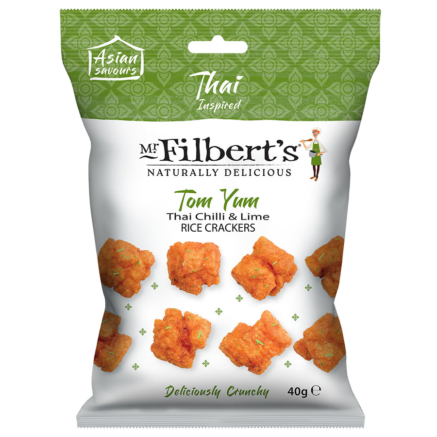 Mr Filberts Oriental Black Pepper Rice Crackers 40g