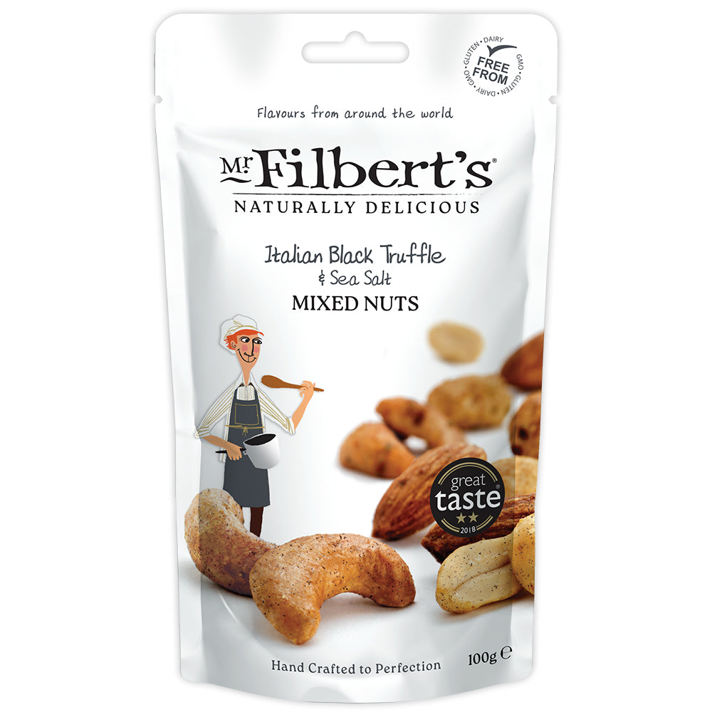 Italian Black Truffle & Sea Salt Mixed Nuts 100g