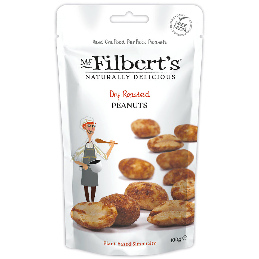 Mr Filberts Dry Roasted Peanuts 100g