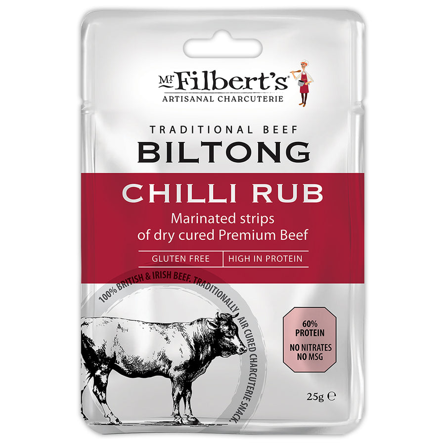 Mr Filberts Chilli Biltong 25g
