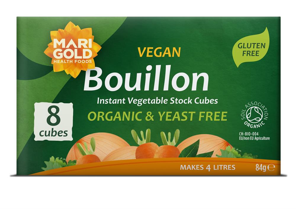 Marigold Organic Yeast Free Stock Cube Green 8 Cubes
