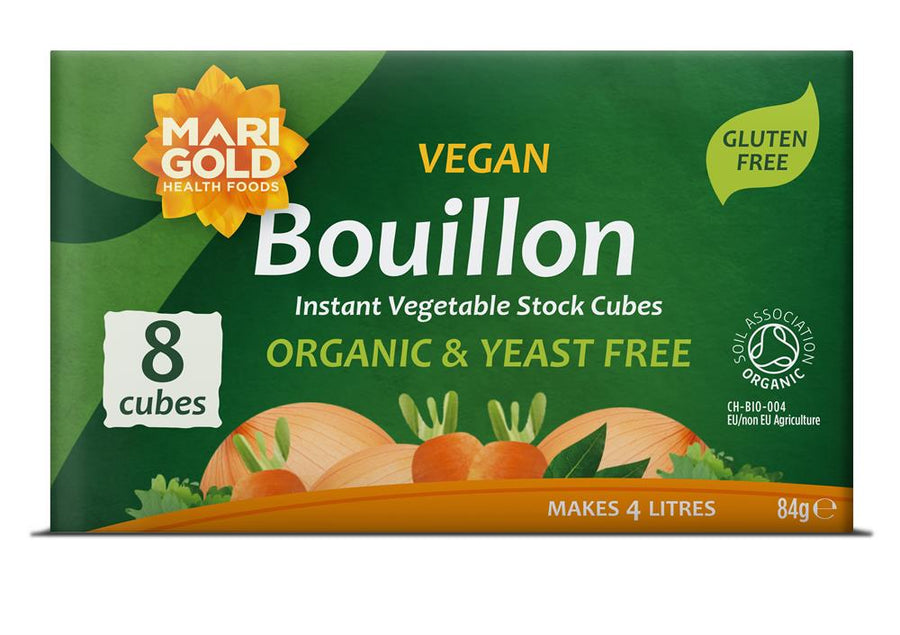 Marigold Organic Yeast Free Stock Cube Green 8 Cubes
